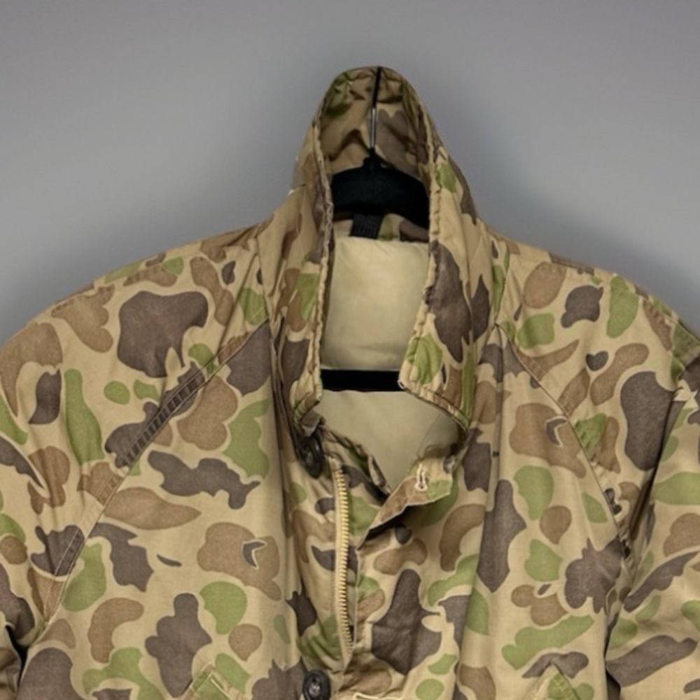 Vtg LL Bean Prime Northern Goose Down Duck Camo Jacket L - Picture 5 of 13